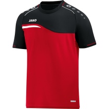 JAKO Sport-Tshirt Competition 2.0 rot/schwarz Herren